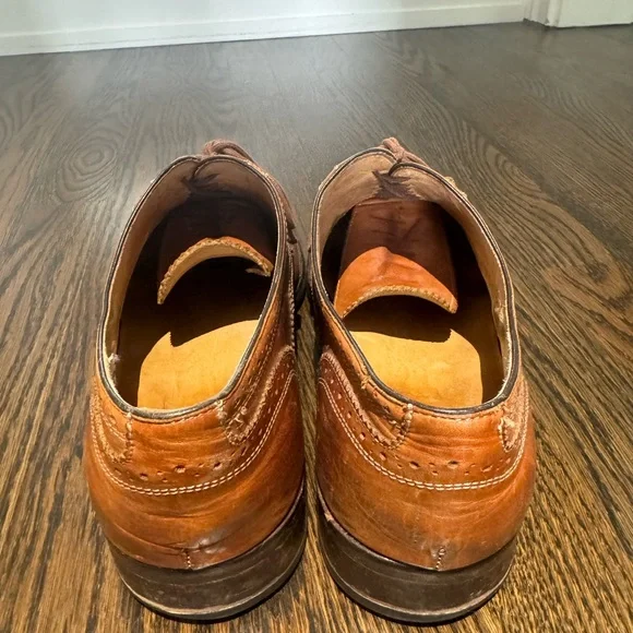 Men’s leather oxfords. Size 10. - Picture 4 of 4